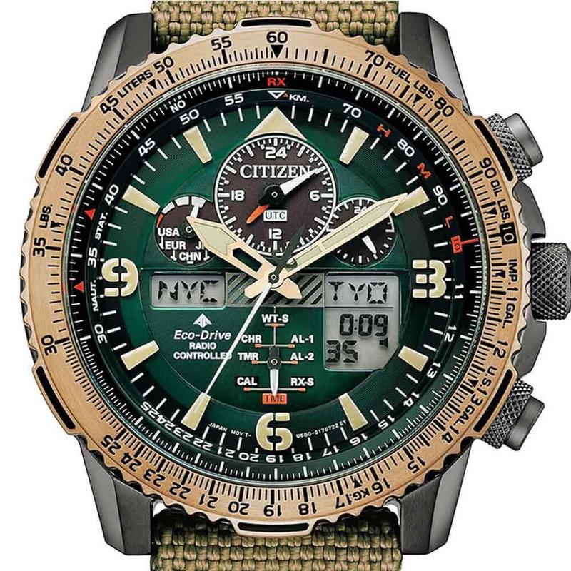 Relógio Citizen Sky Hawk JY8074-11X - TZ31810G Eco Drive - Relógio